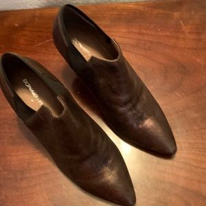 Donald J Pliner Bronze Brushed Metallic Bootie size 5.5